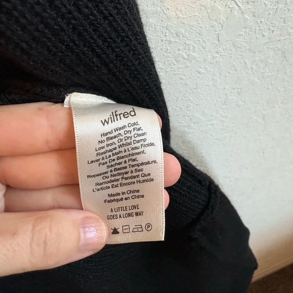 ARITZIA Wilfred Olivie Sleeveless Cardigan Size Small